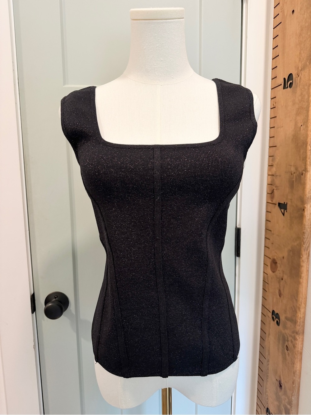 Bailey 44 Glitter Corset Style Tank XL Fairy Princess Whimsigoth Formal Sparkle